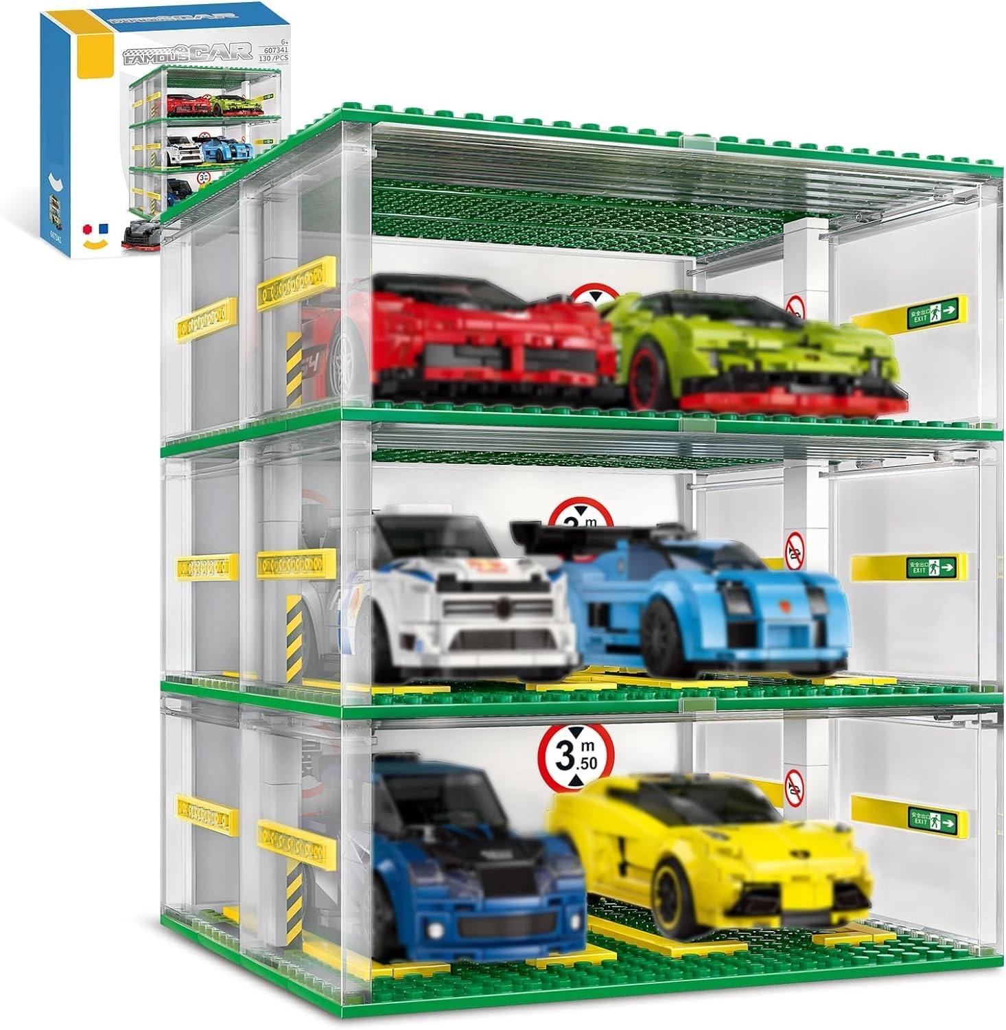 TOY PLAYER 3-Tier Garage - 130pcs