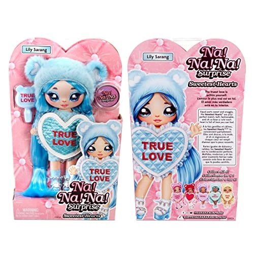 Lily Sarang Fashion Doll - 7.5" Light Blue Hair Teddy Bear-Inspired Ages 5+