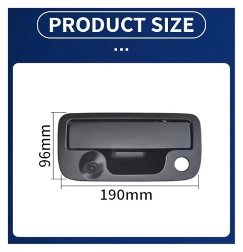 Pickup Tailgate Handle Reverse Camera - Night Vision Wire AHD 1080P