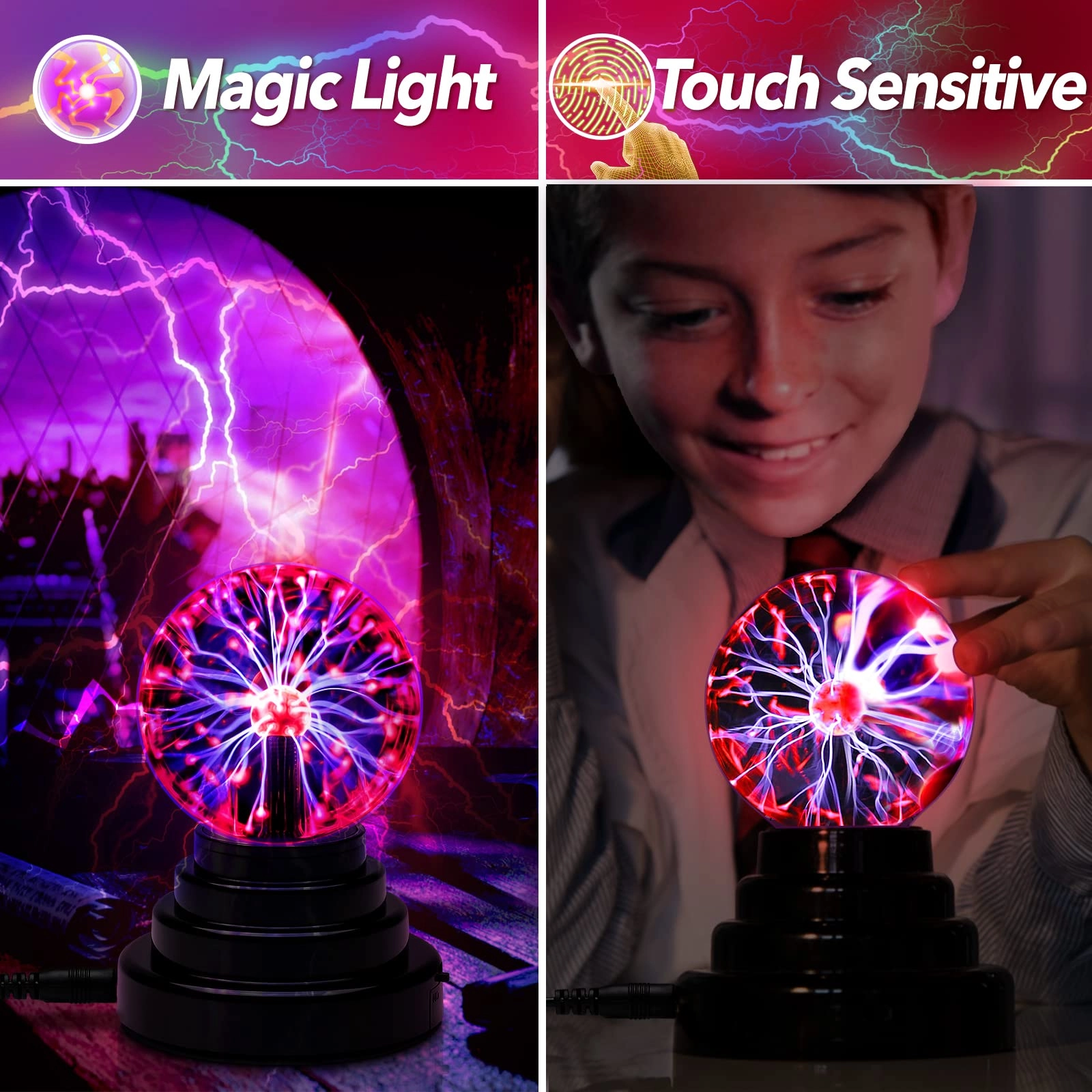 Plasma Ball - lamp Clear