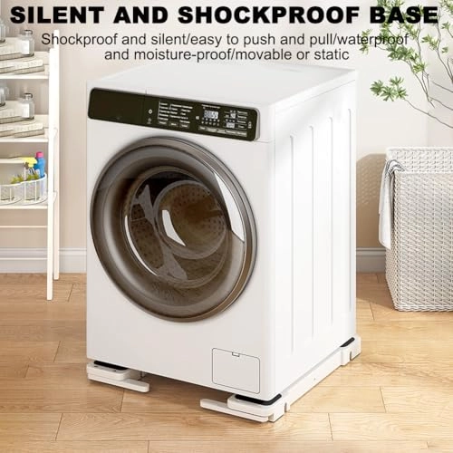 Washing Machine Refrigerator Roller Base - 36 high-quality rubber wheels 54 cm to 70 cm