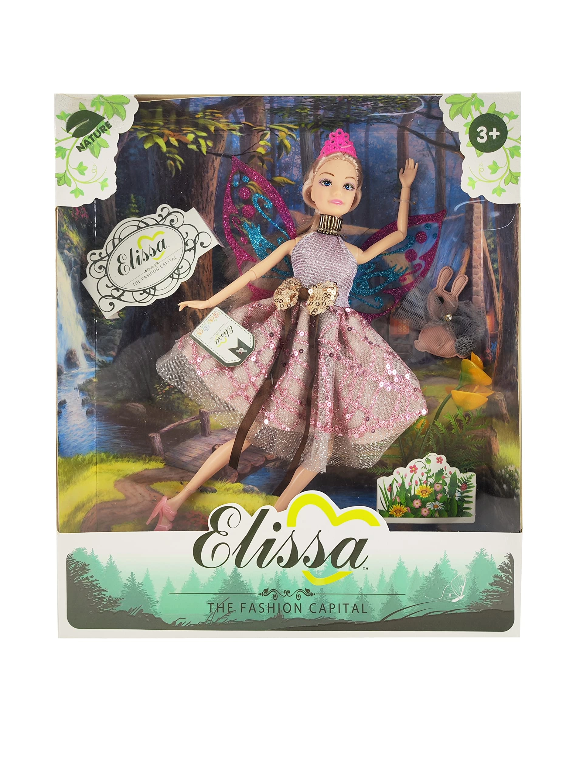 Elissa Fashion Capital - 11.5 Inch Articulated Brushable Hair Ages 3+