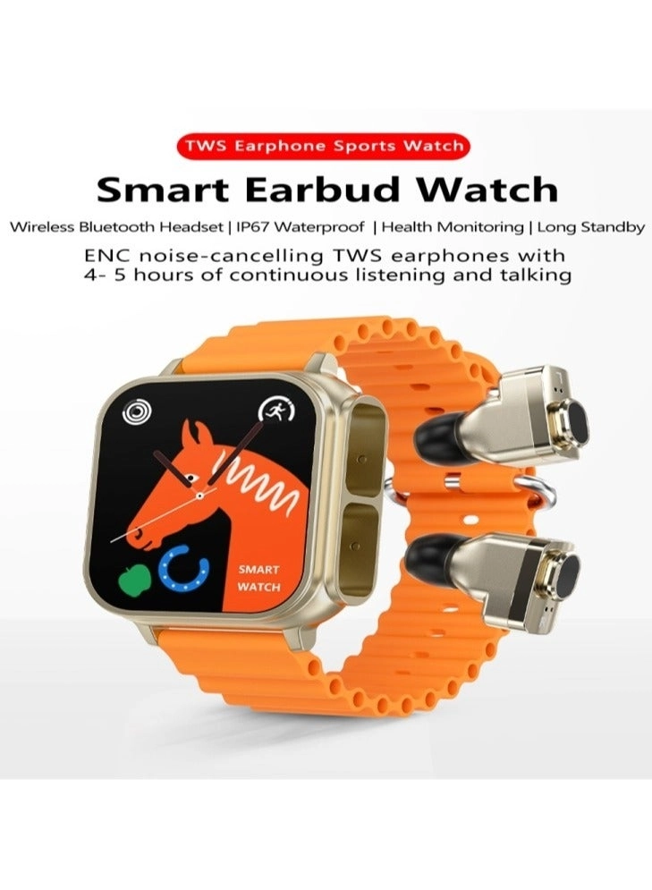 N22 - 1.96 inch Color Screen 2 in 1 Smart Watch And TWS Headphone
