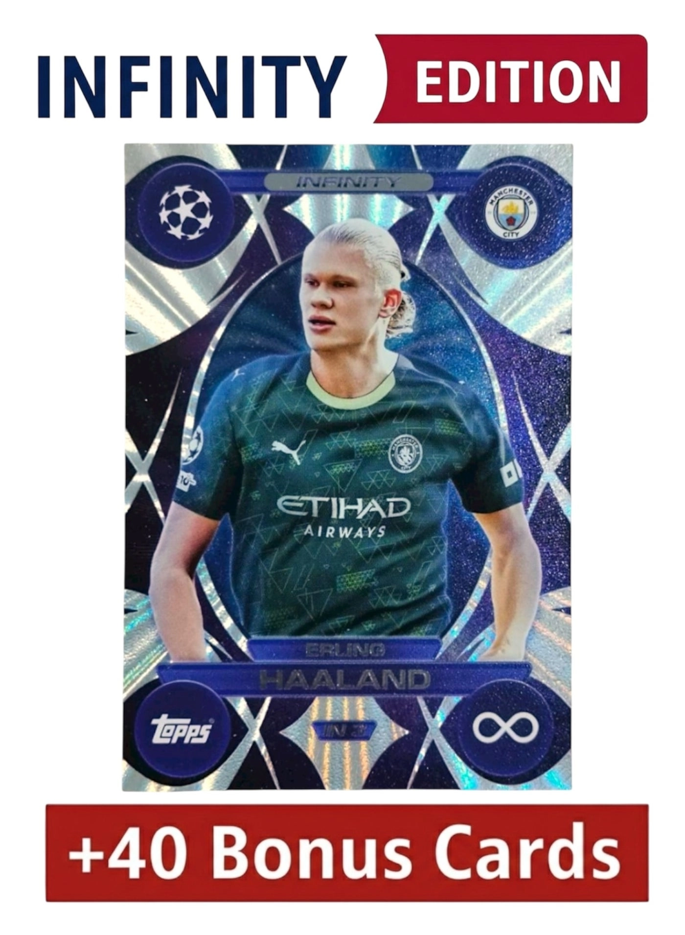 Topps Infinity Haaland + Bonus Cards - 41pcs