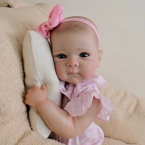 Reborn Baby Doll - 18 inch Full body soft vinyl Girl Ages 3+