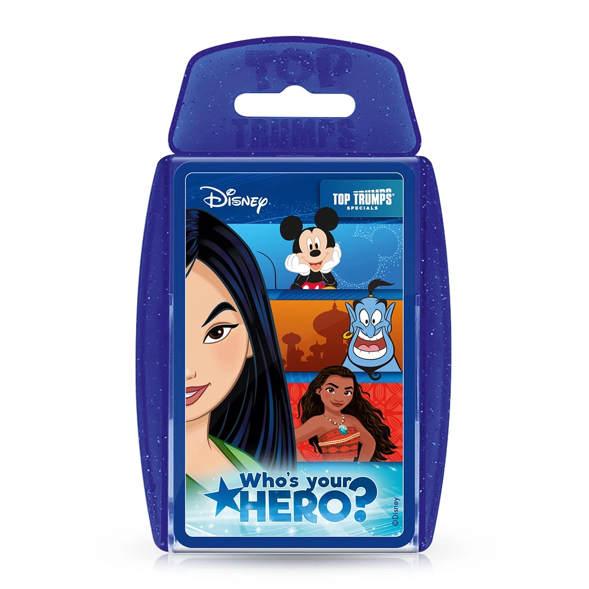 Top Trumps Disney Heroes Classic Card Game - Simba Mickey Mouse Aladdin Mulan Elsa - 6 years+