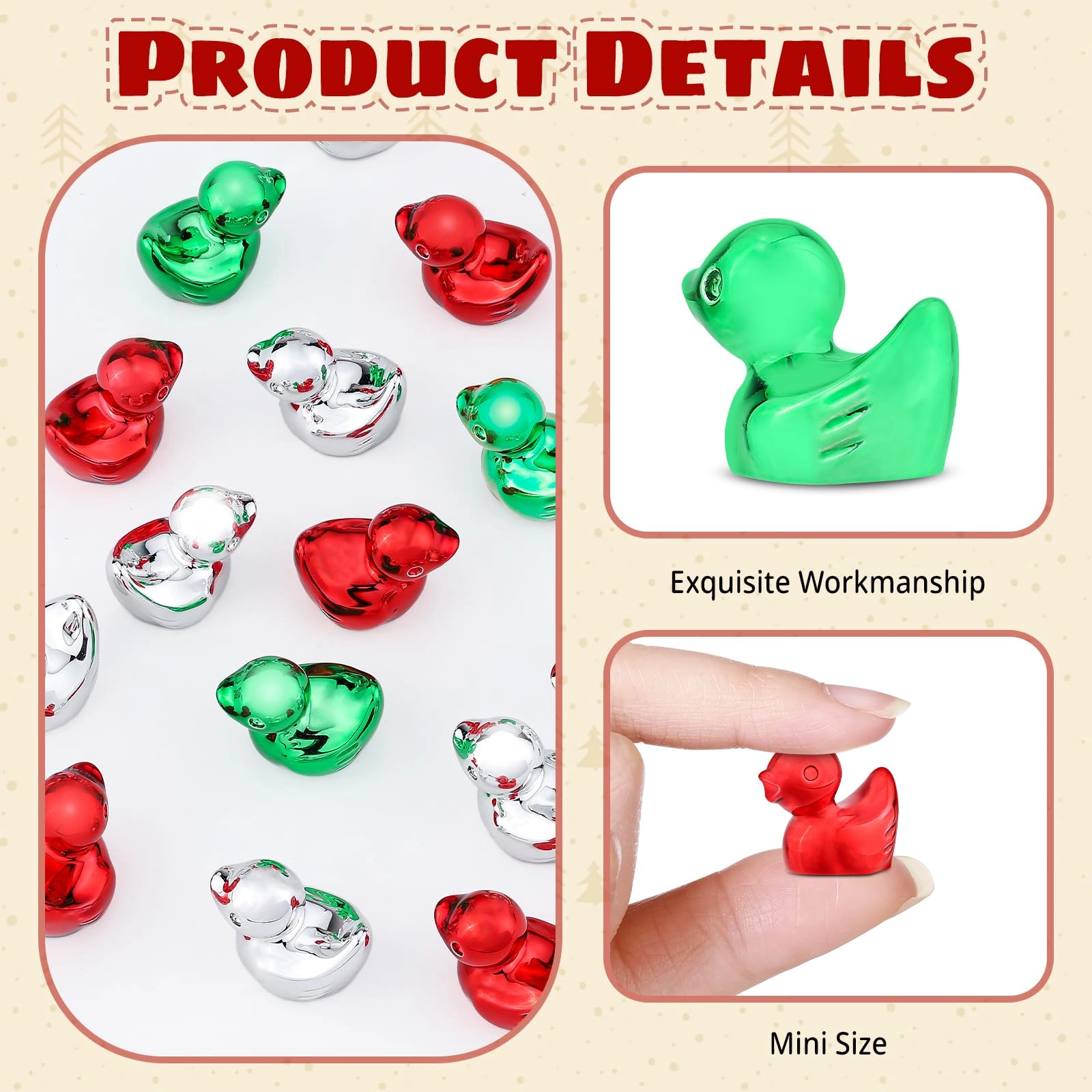 Mini Duck Statue - Resin