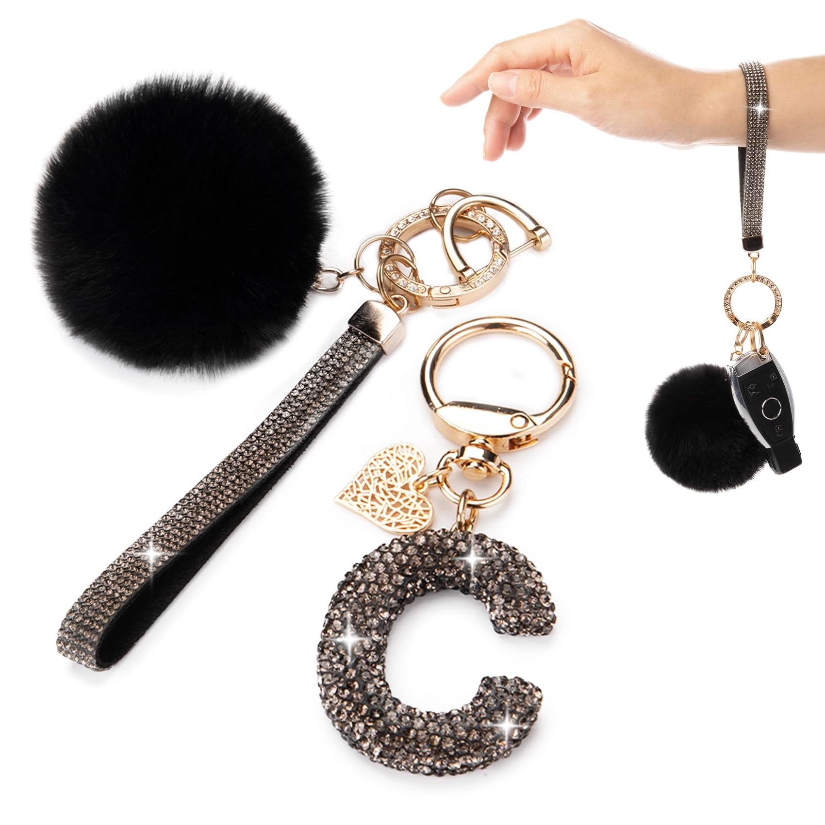 Initial Keychain - Letter