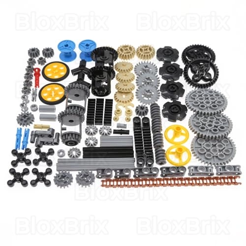 Technic Parts Kit - Compatible with standard bricks ABS plastic