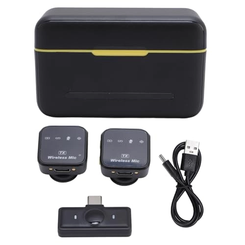 Cryfoktbvpexy0675 Wireless Microphone - Noise Cancelling 6-hour Battery