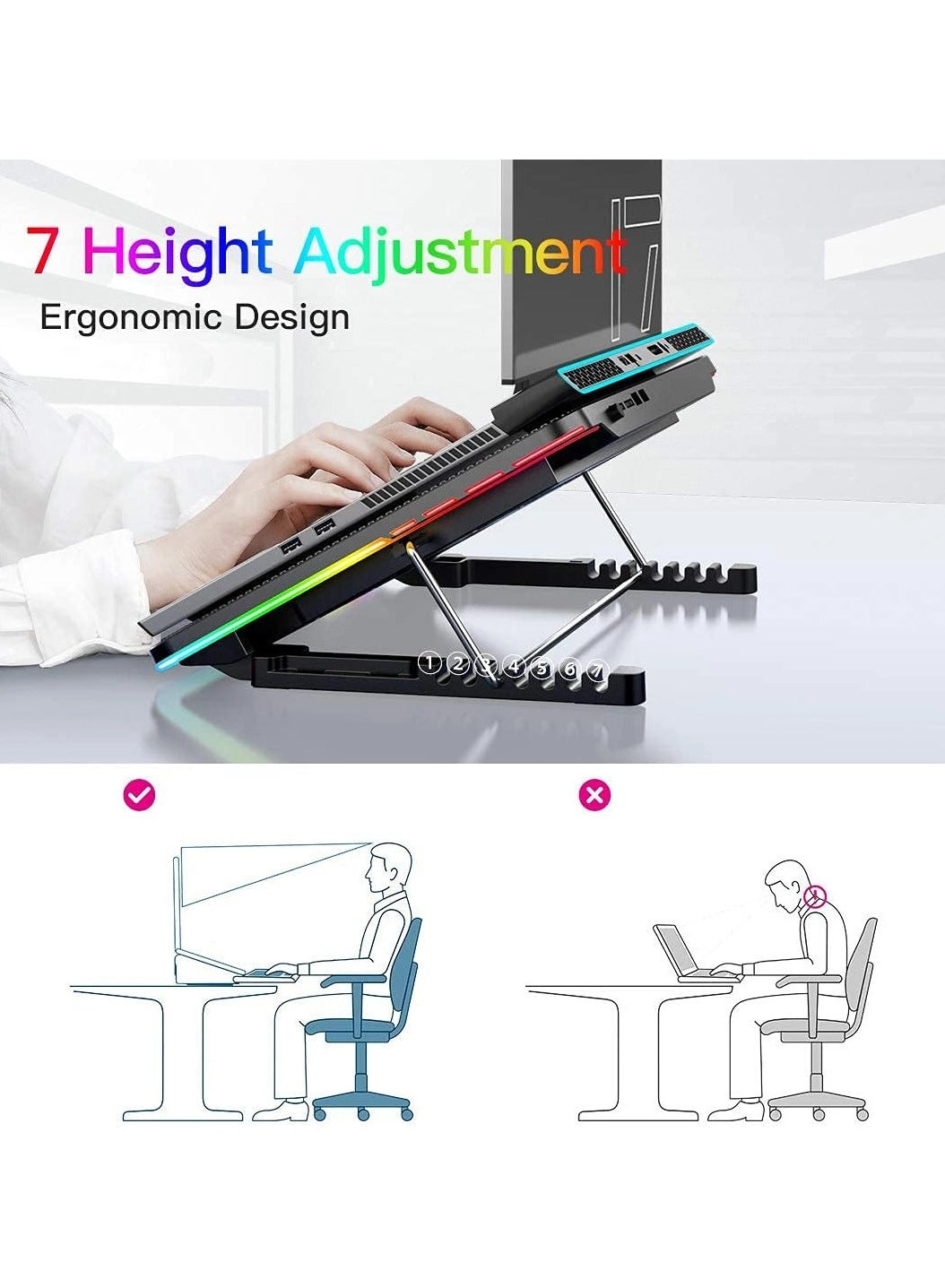 Folding Laptop Cooling Pad