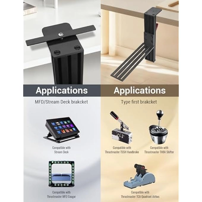 HOTAS Desk Mounts Holder - WARTHOG/ORION 2