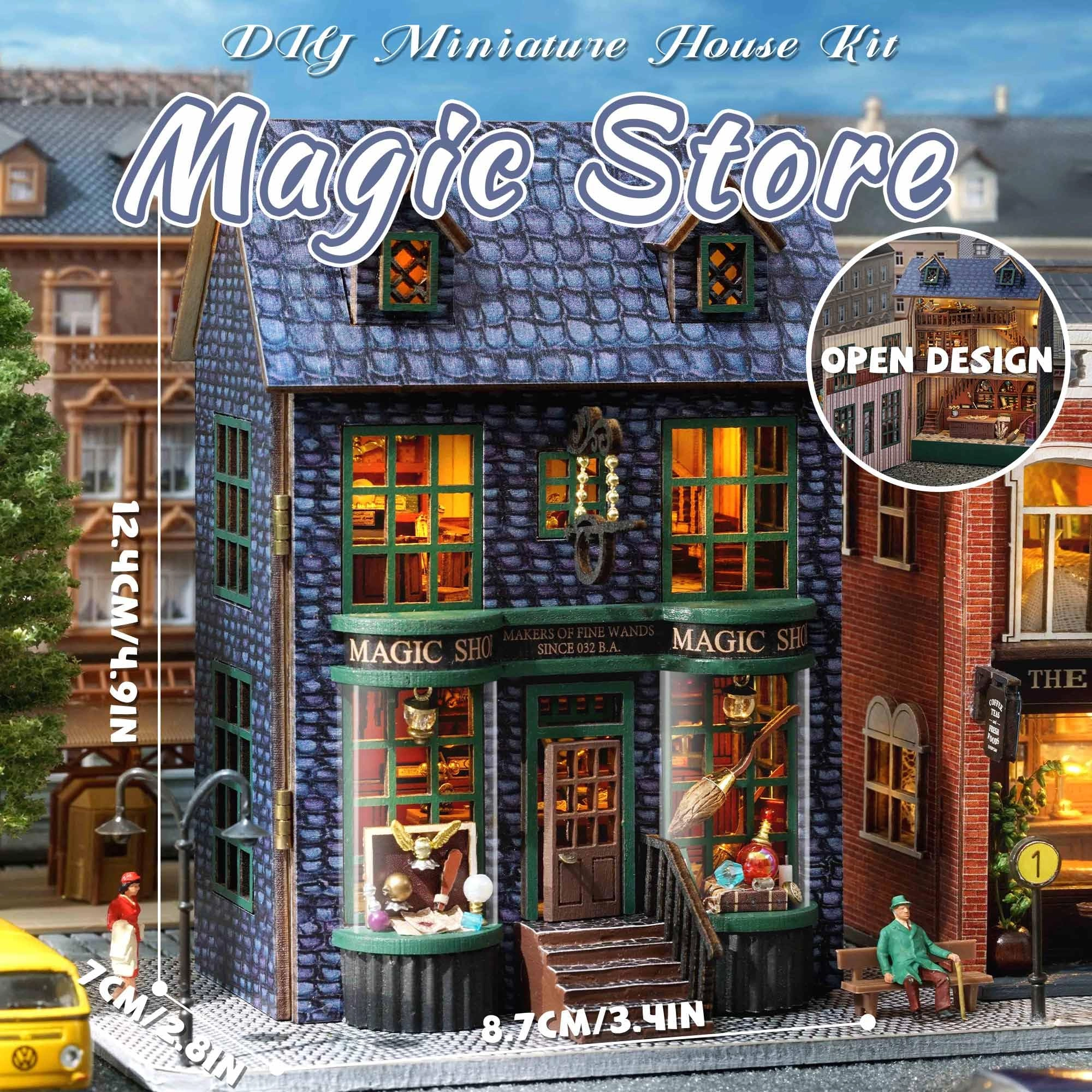 DIY Miniature House Kit - Christmas, Fantasy, Halloween, Movie
