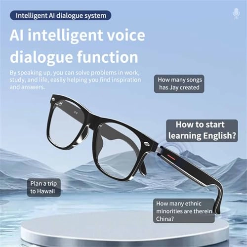 AI Translation Glasses - 134 languages IP65 waterproof Wireless calls