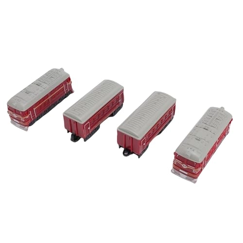 Retro Alloy Model Train Set - 1:60 4pcs