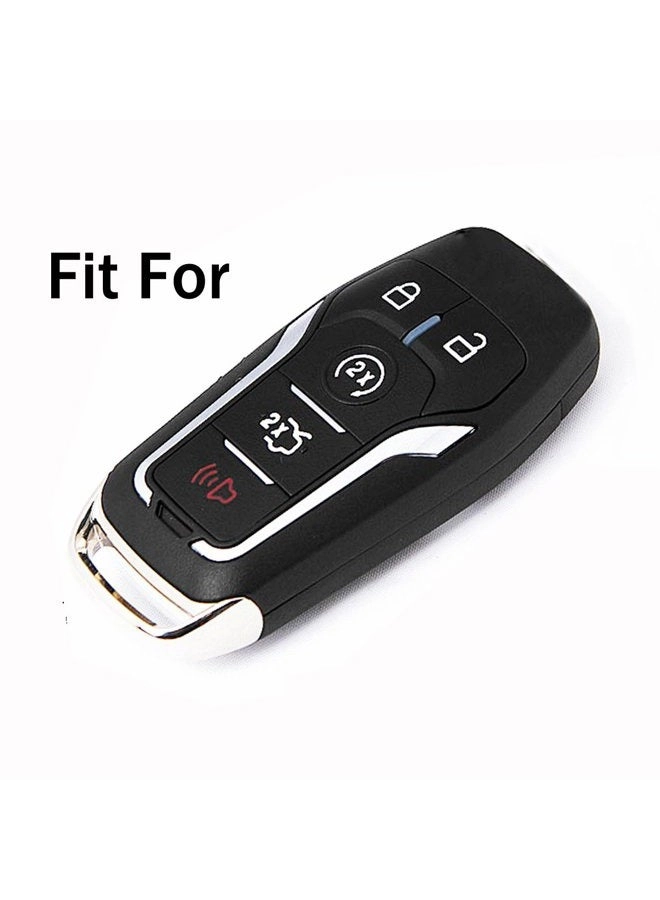 Silicone Key Fob Cover - Ford Explorer Edge Mustang F-150 Fusion Lincoln MKZ MKC 2015 2016 2017