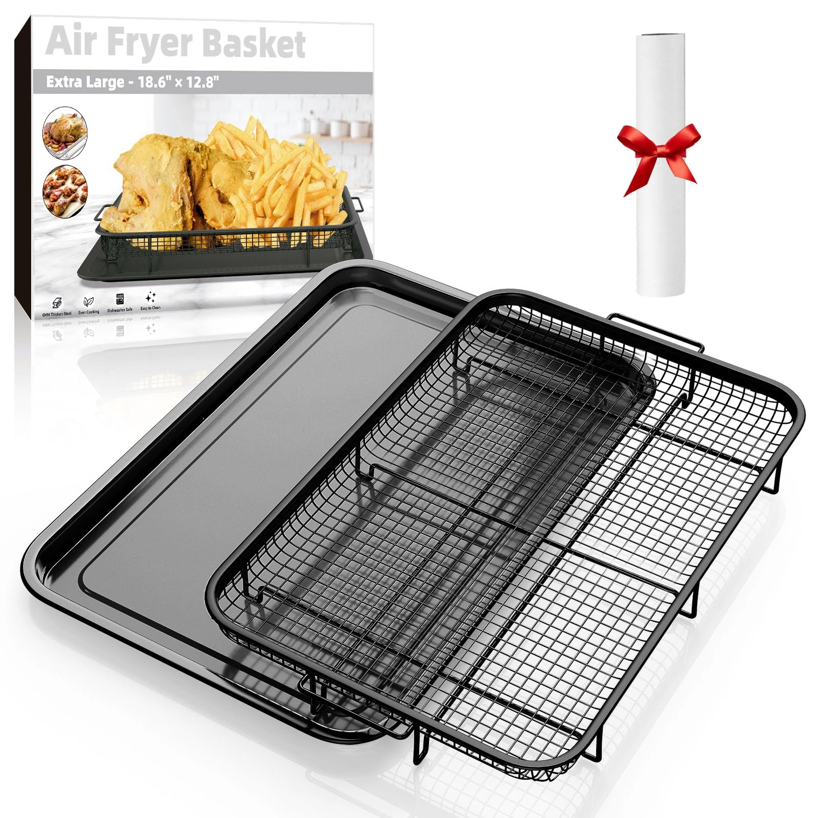 DEGOVIN Air Fryer Basket - Stainless Steel 30 piece(s)