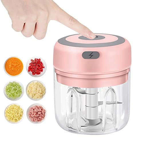 Garlic Chopper - 250 Milliliters USB Rechargeable