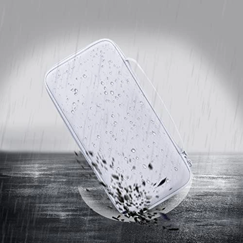 Hard Carrying Case Compatible with Logitech MX Keys Mini - White