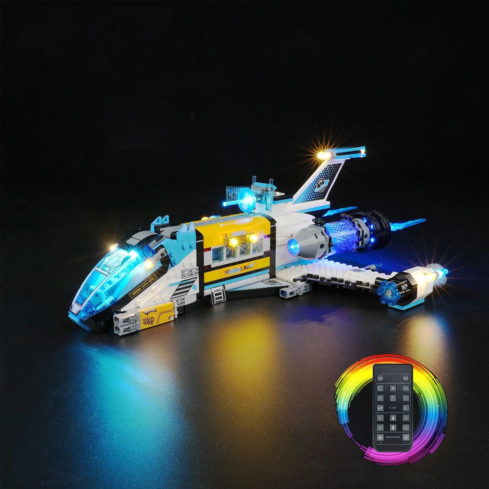 cooldac LED Light Kit for LEGO Dreamzzz Mr. Oz Space Bus 71460