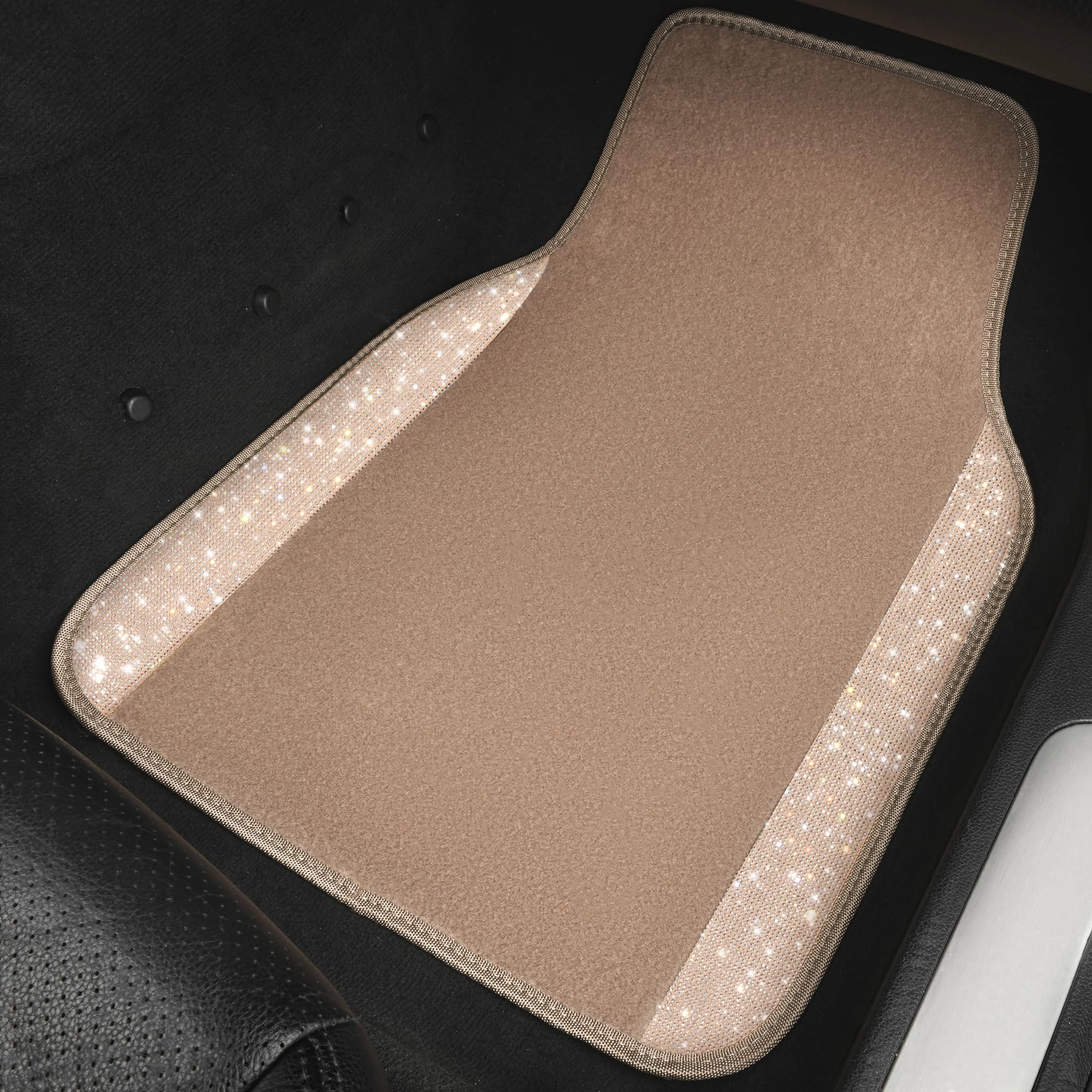 Bling Diamond Car Mats - 4.0 Count Universal Fit