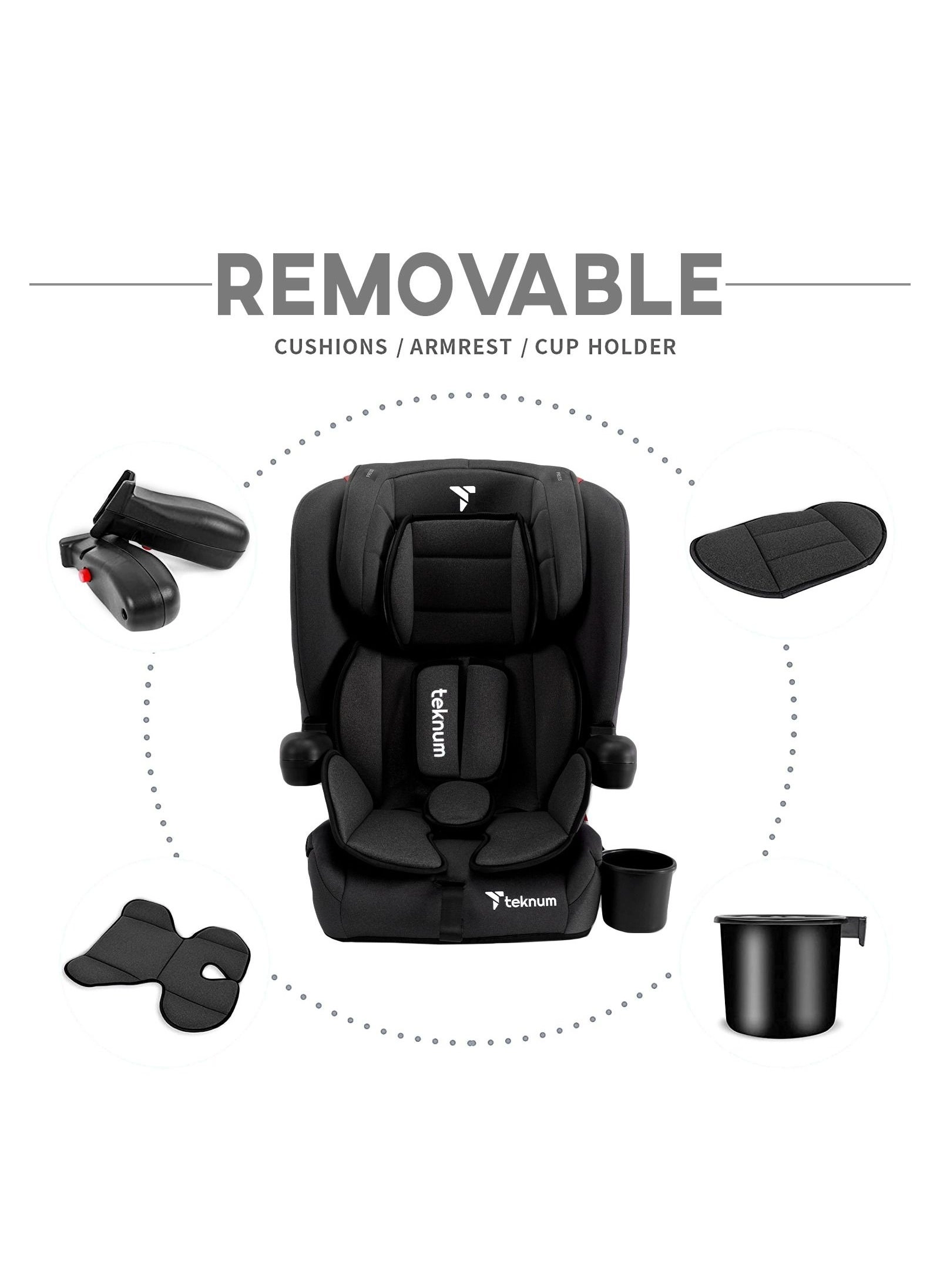 Pack And Go Foldable Car Seat - Group 1/2/3 (9-36Kg)