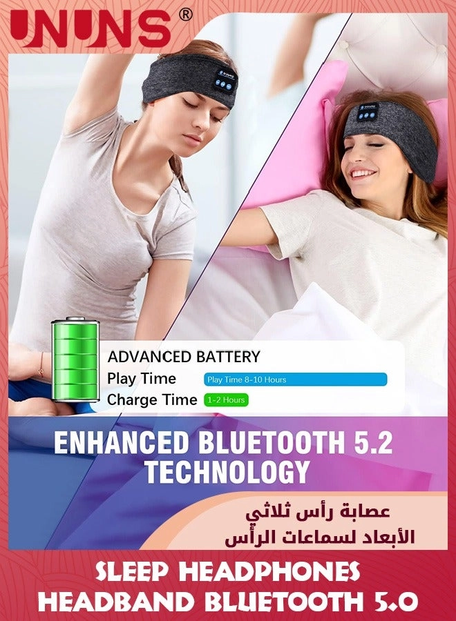 Sleep Headphones - Bluetooth 5.2 Sports Headband Pack Of 2
