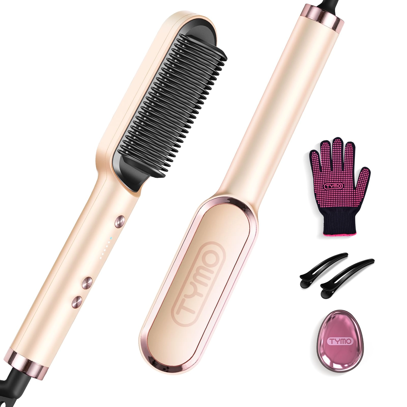 Ring Hair Straightener Brush