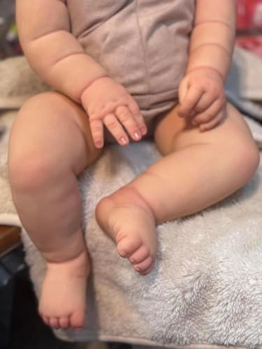 Reborn Toddler Baby Doll - 24inches Hand-rooted Hair Ages 3+