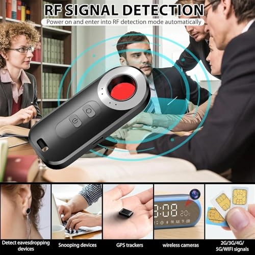 Hidden Camera Detector - RF Signal Scanner IR Detection