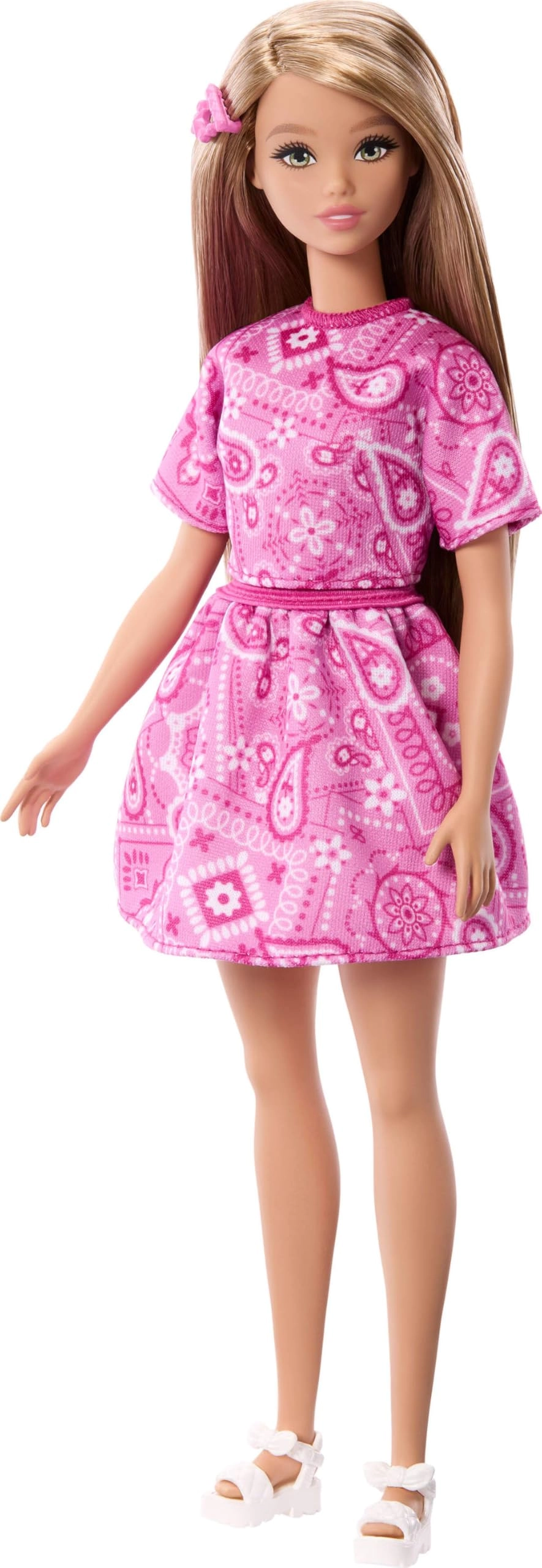 Mattel Barbie Fashionistas - Style Doll Pink Paisley Ages 3+