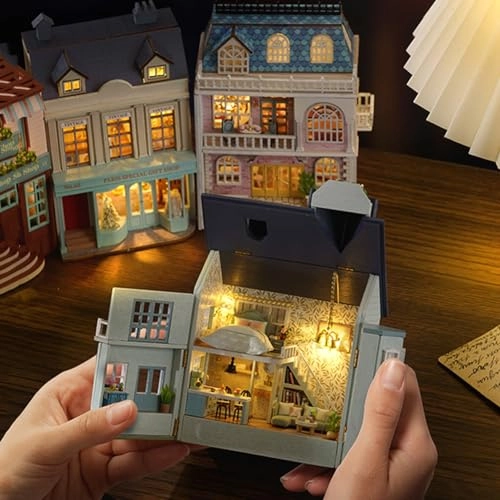 Miniature Wooden Dollhouse Furniture Kit - Creative Room 1:24