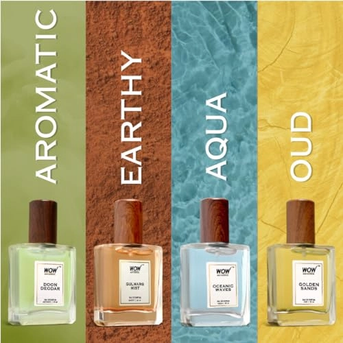 Oceanic Waves + Golden Sands + Gulmarg Mist + Doon Deodar - Eau De Parfum Pack of 4