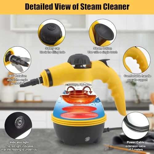 Handheld Steam Cleaner - 300Kpa 500ml