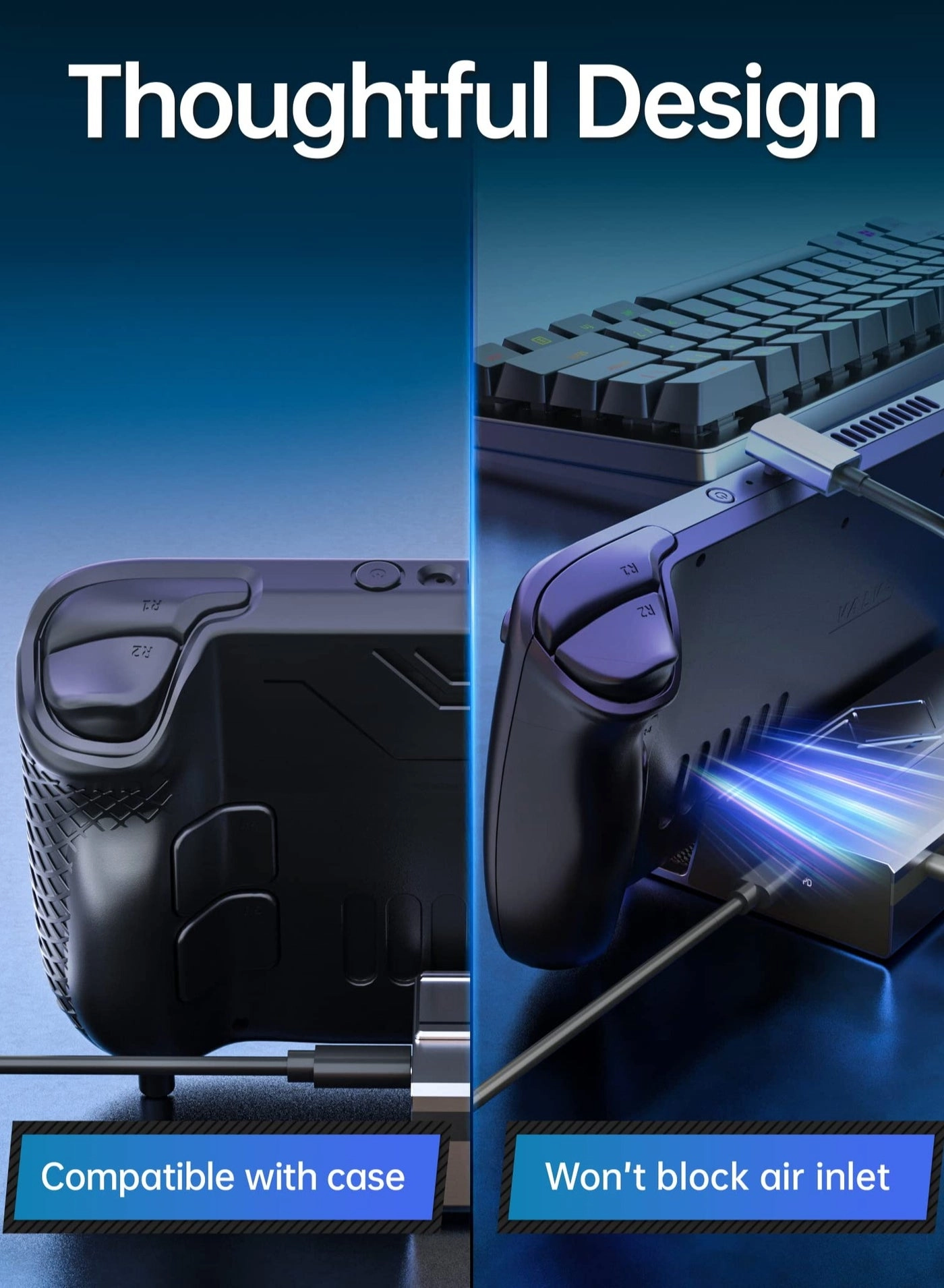 Docking Station for Steam Deck - 5-in-1 4K@60Hz 100W