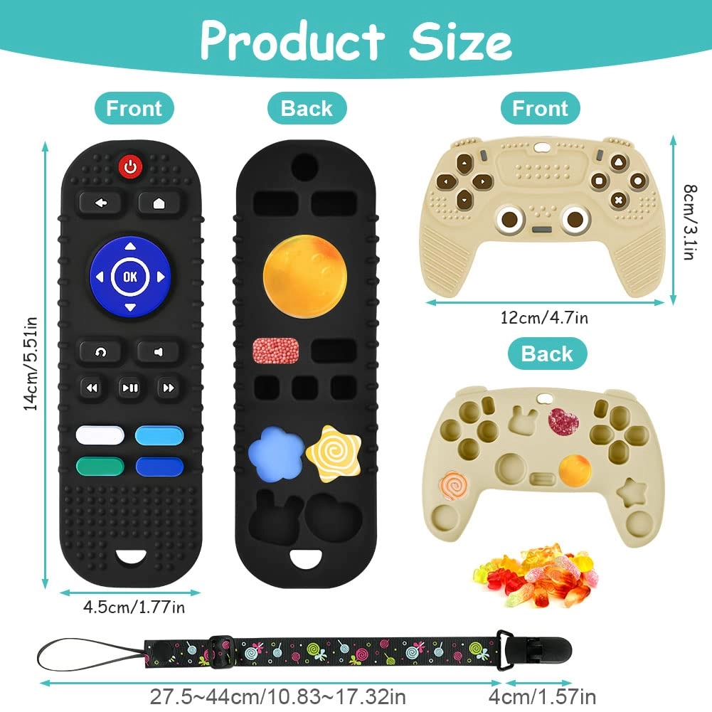 Silicone Remote Control Teether