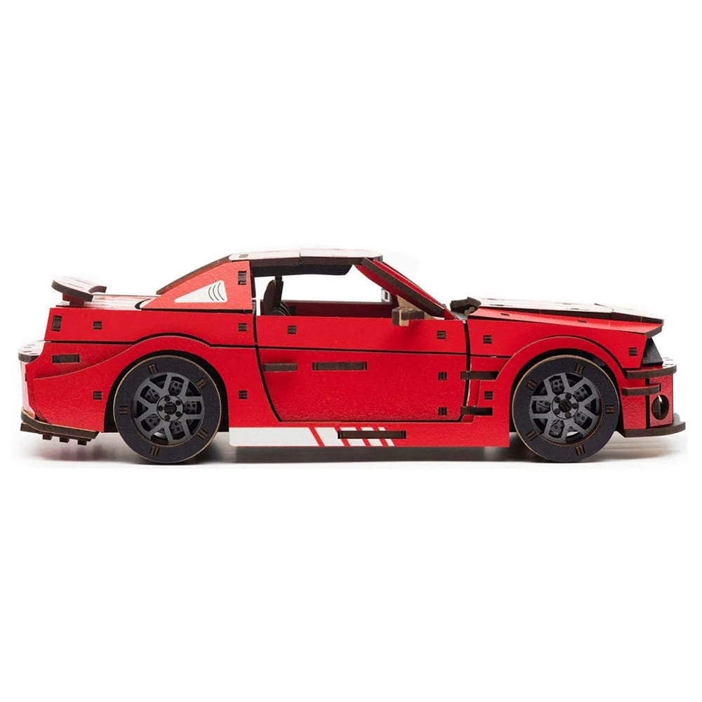 Stallion GT 3D Wooden Puzzle (4107390-STALLION_GT_RED) - 248 pcs + Comet GTS 3D Wooden Puzzle