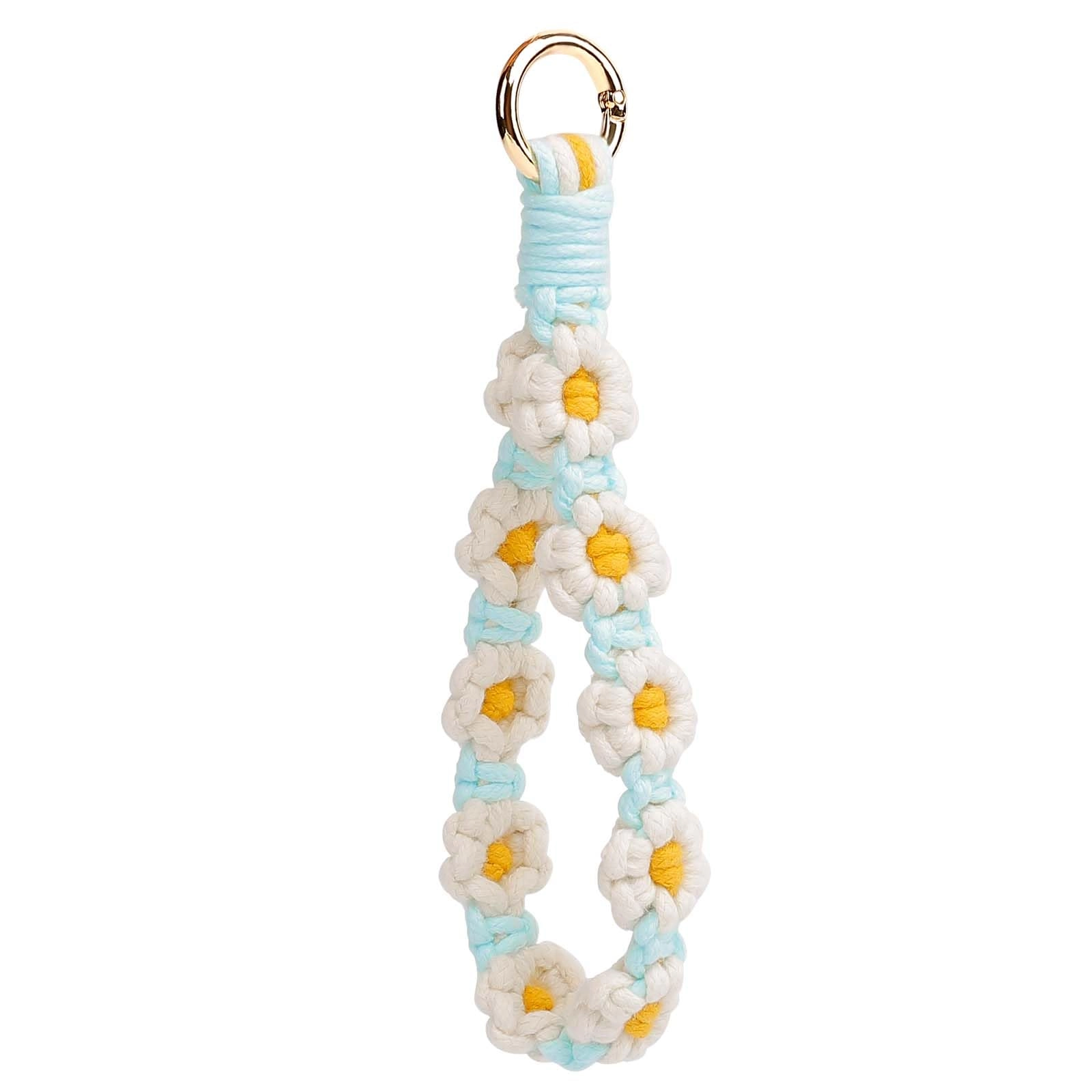 Boho Macrame Keychain - Car