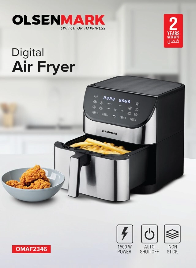 Olsenmark Middle East L.L.C Digital Air Fryer OMAF2346R