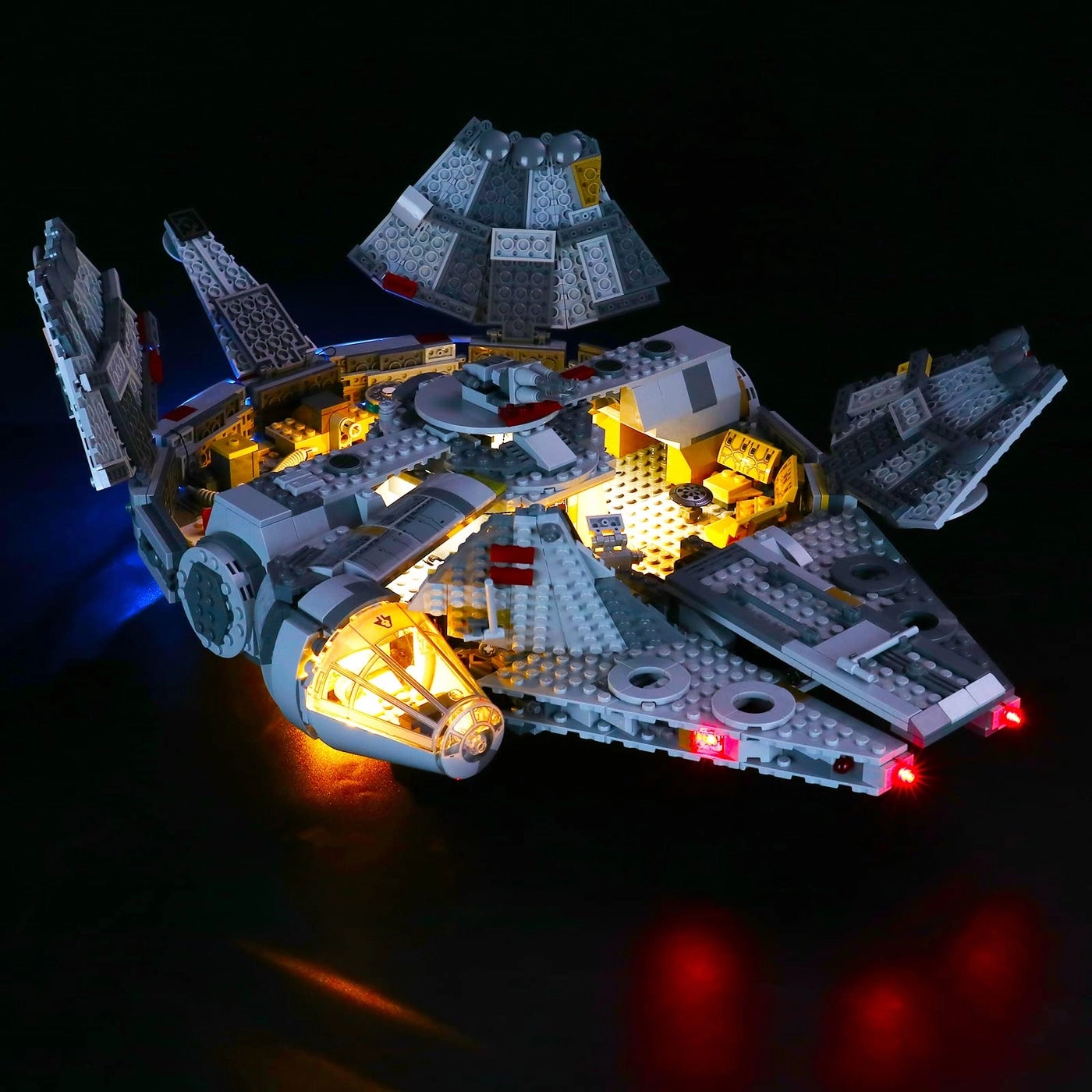 Led Lighting Kit for Millennium Falcon - Compatible with Lego 75257 Remote Control