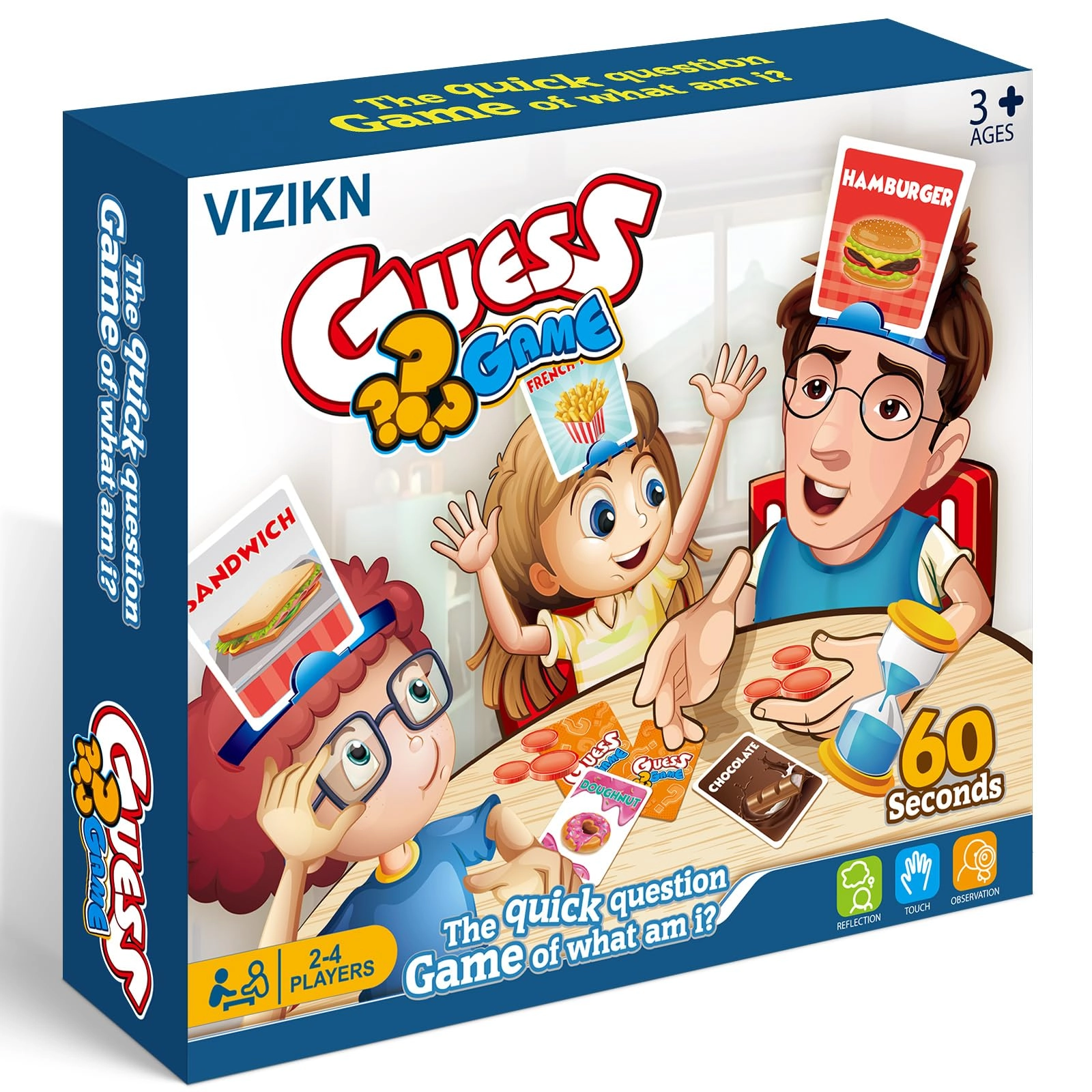 VIZIKN Headbands Game: Food Theme
