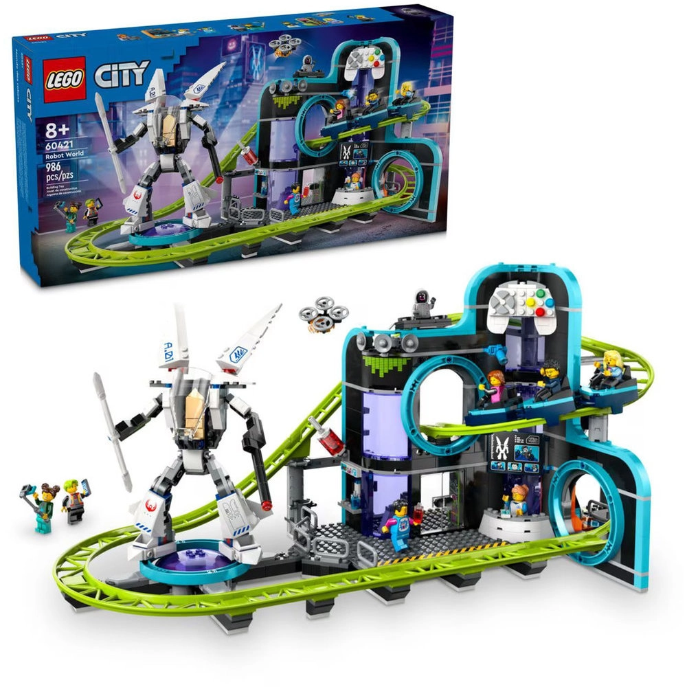 City Robot World Roller-Coaster Park (60421) - 8 Minifigures