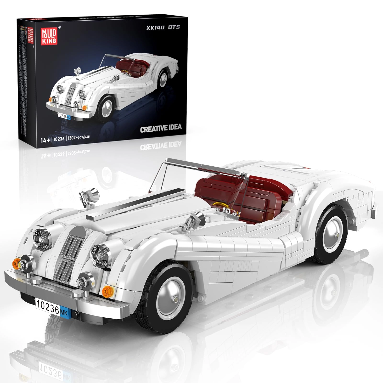 mould king Vintage Convertible Sports Car (10236)