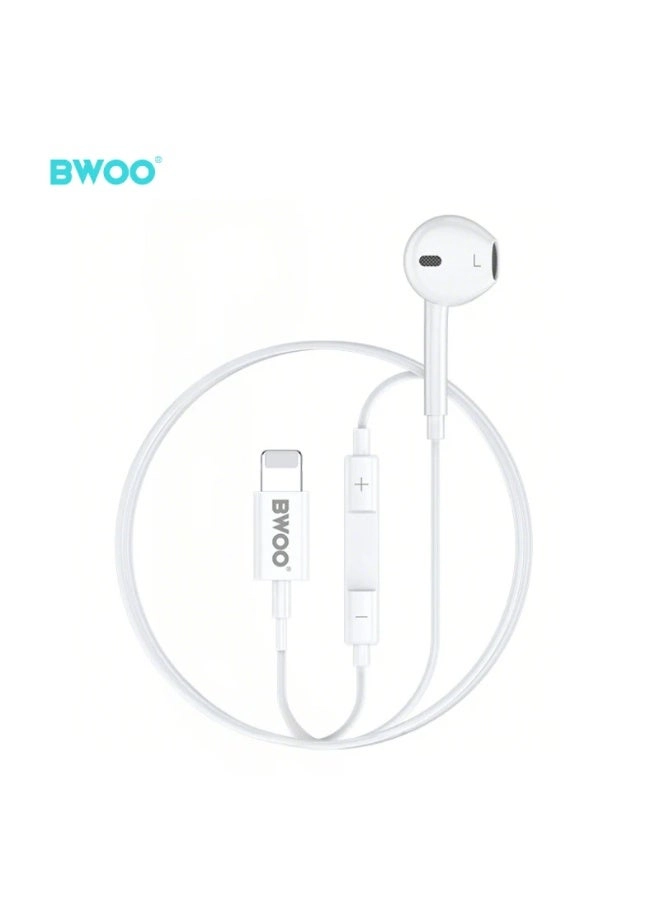 BWOO Lightning Wired Earphone