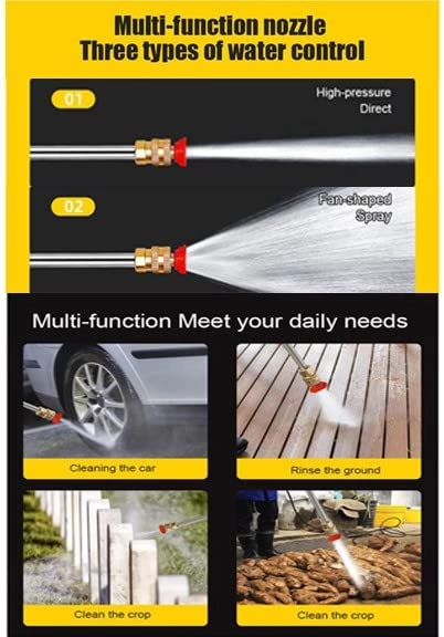 Portable Car Water High Pressure Gun - 24V5 Meter X6 2020