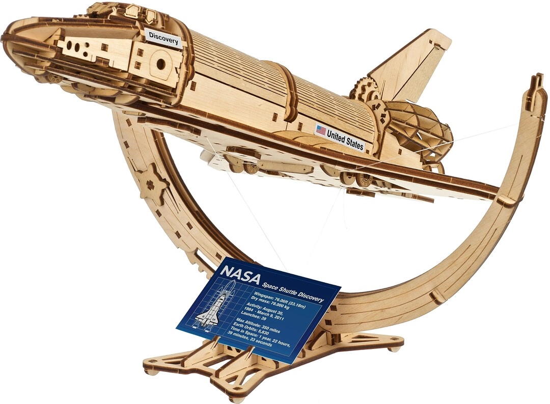 UGears Space Shuttle Discovery 3D Puzzle - 315 pcs