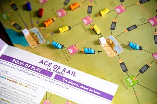 Age of Rail: Allegheny & La Pampa - Double-Sided Expansion Map