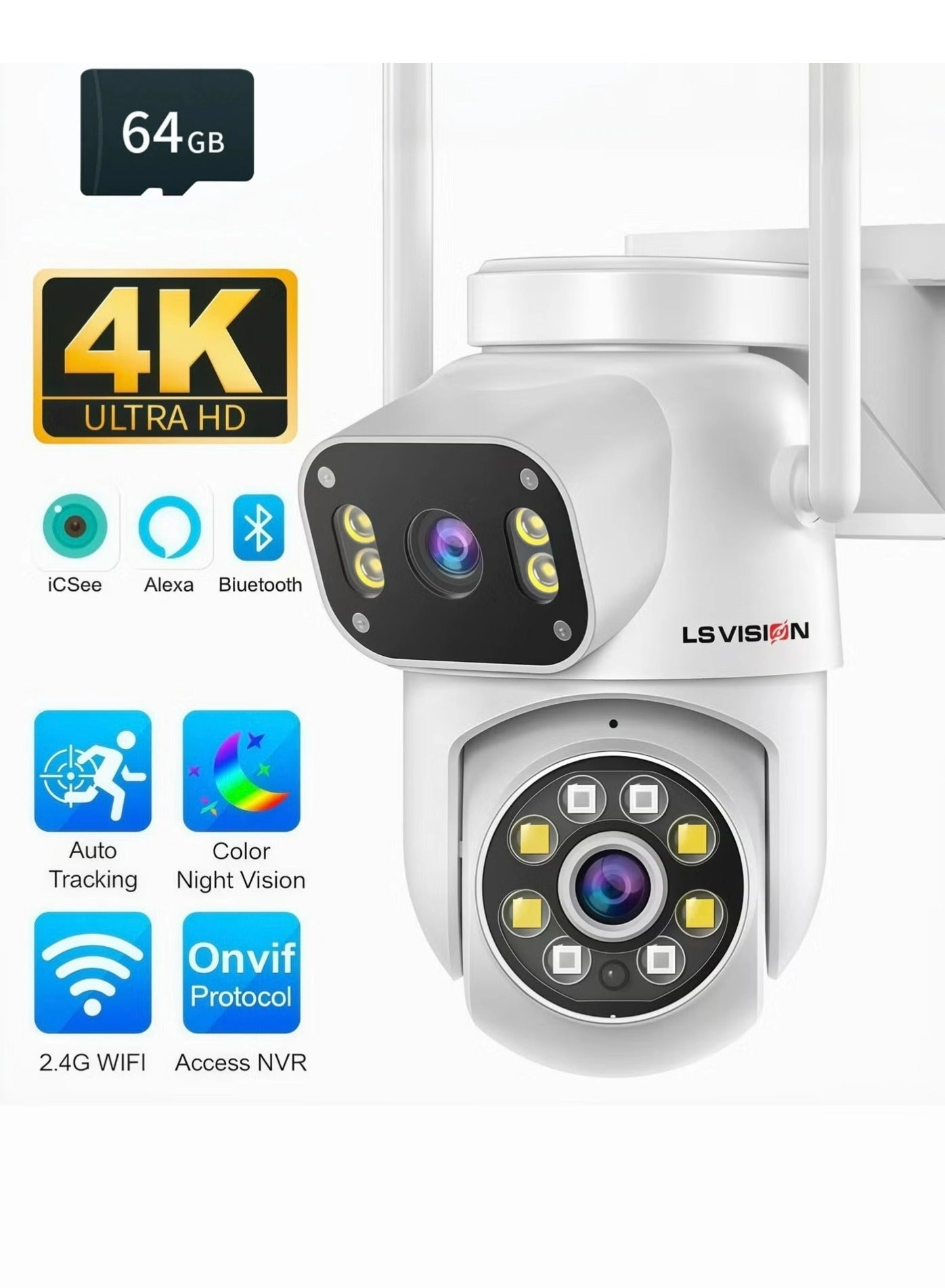 Solar Surveillance Camera 8MP