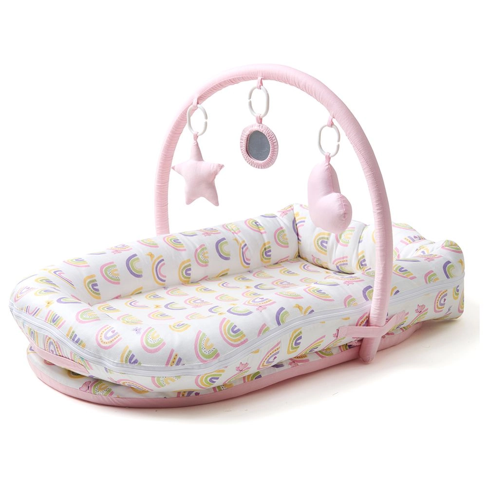 Organic Baby Cocoon Play Gym - Rainbow Dream 0 to 6 months