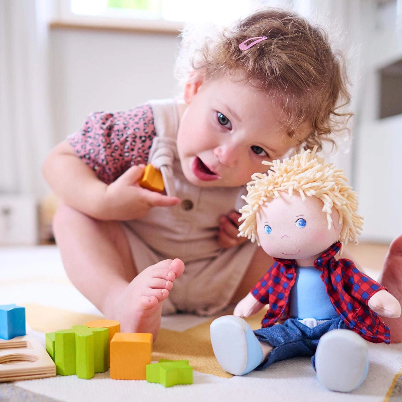 Nick Baby Boy Doll - 12" Blonde Hair Blue Eyes Ages 18 Months+